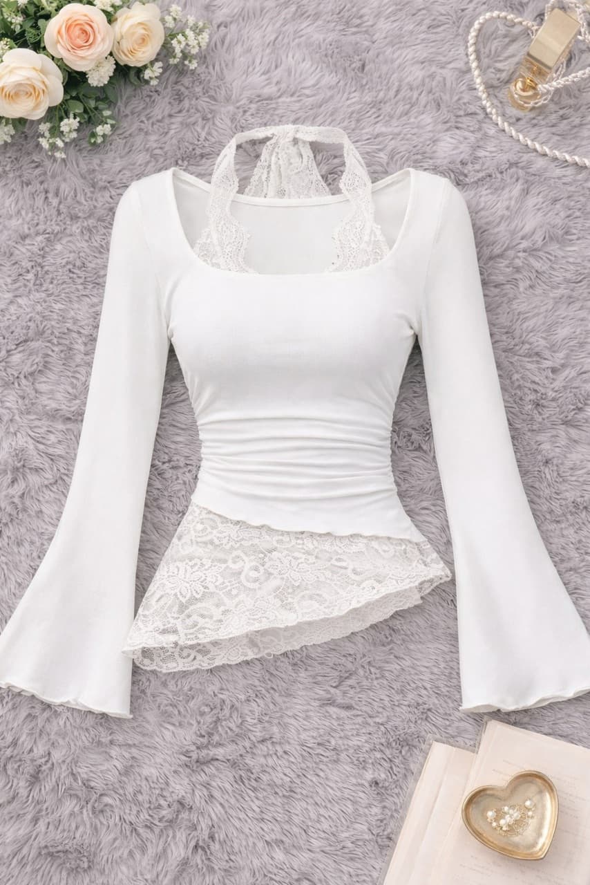 Top encaje M/L